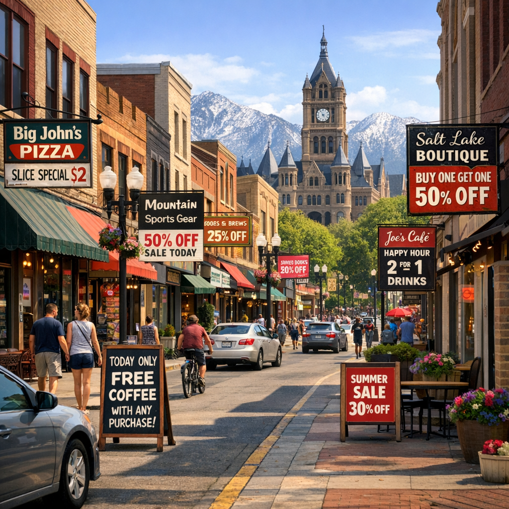 Discover Ongoing Deals and Discounts at Salt Lake City’s Local Businesses